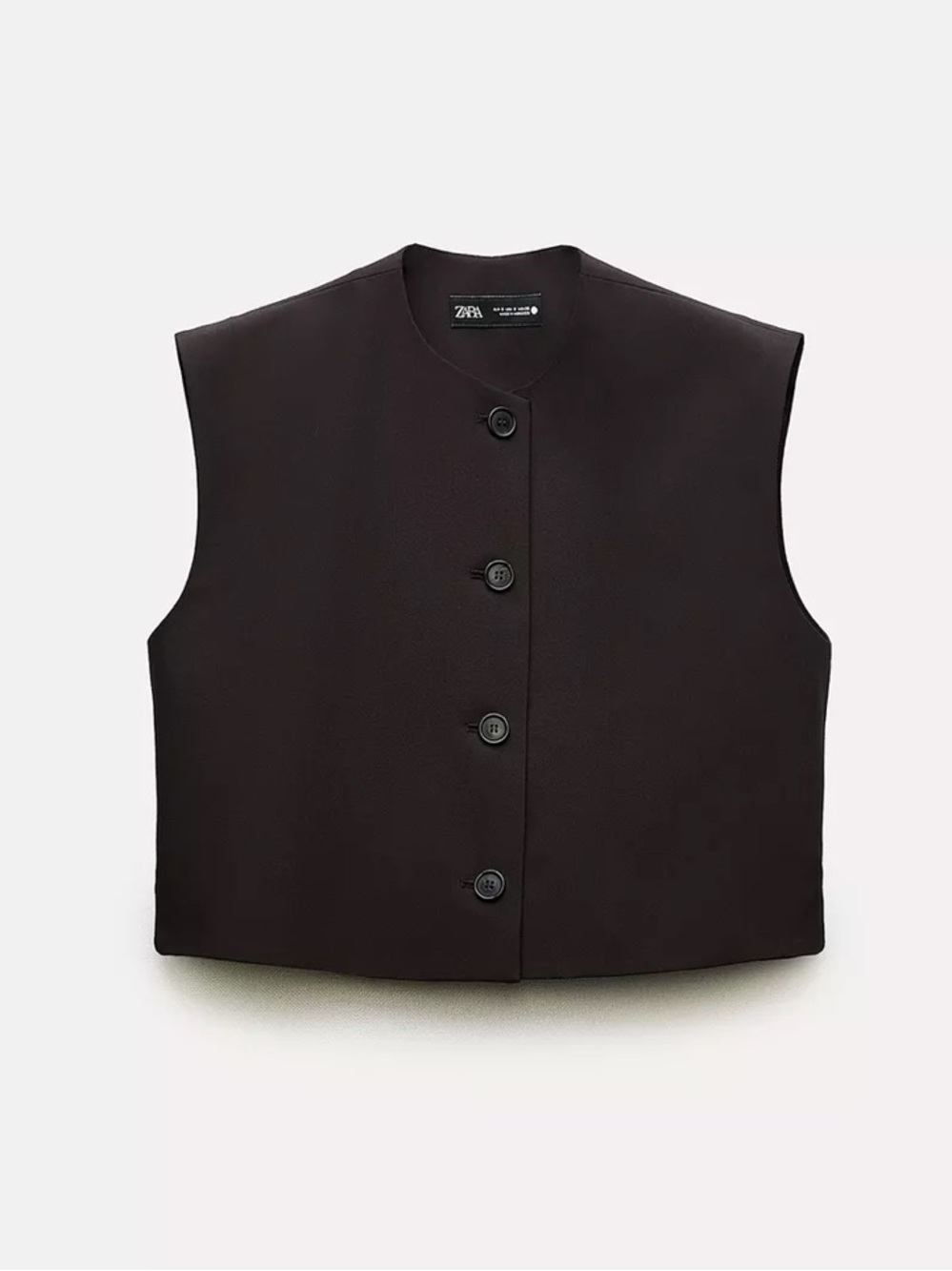 Zara Brown Vest Top